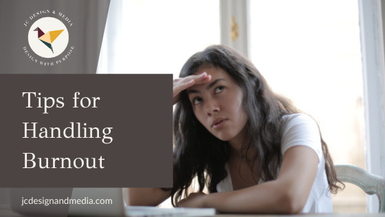 tips for handling burnout blog post image